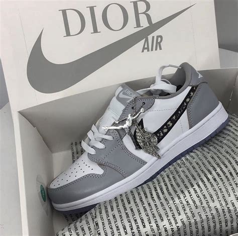 dior and nike shoe